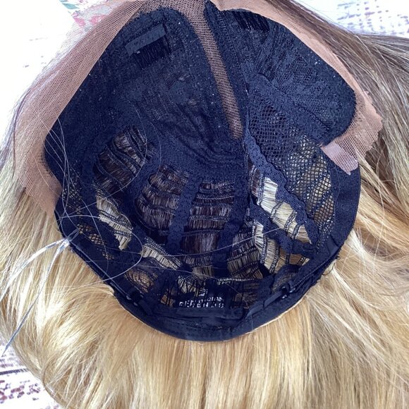 Judy #TT4/Blonde Extra Long Stright Lace Front Part Wig New Heat Safe Synthetic - Picture 7 of 7